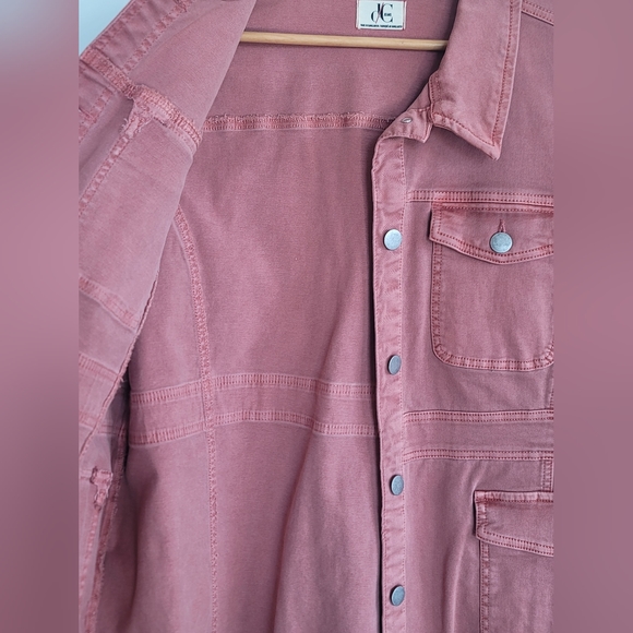 Safari Denim Jacket - d/C Jeans Plus Size - Picture 7 of 14